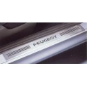 Lot de 2 seuils de porte ALU pour Peugeot 206 3 portes