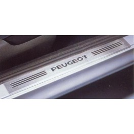 Lot de 2 seuils de porte ALU pour Peugeot 206 3 portes Lot de 2 seuils de porte ALU pour Peugeot 206 3 portes