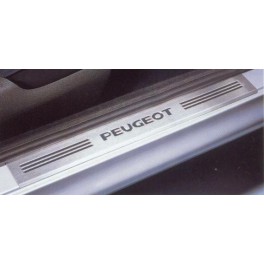 Lot de 2 seuils de porte ALU pour Peugeot 206 3p