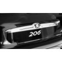Baguette de coffre pour Peugeot 206 ph1