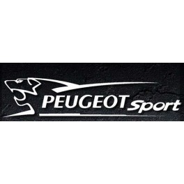 Autocollant  Peugeot sport Blanc