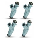 Lot de 4 injecteurs gros débit Peugeot 206 RC GTi 180 NEUFS