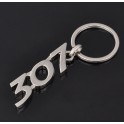 Porte clés metal modele :  peugeot 307
