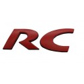 Monogramme Logo RC  rouge et noir