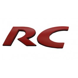 Monogramme Logo RC  rouge et noir