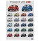 Poster  Nuanciers Peugeot 206 S16  40x60 