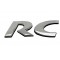 Monogramme Logo RC  chrome et noir