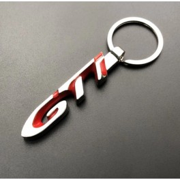 Porte clés metal modele : GTi rouge