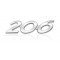 Monogramme Autocollant Logo de coffre 206 pour Peugeot