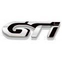 Monogramme Logo style 208 GTI chrome et noir