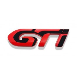 Monogramme Logo style 208 GTI rouge et noir