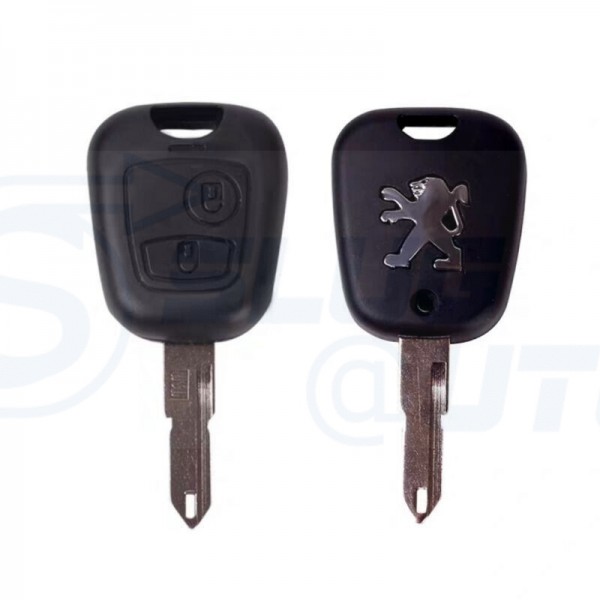 coque de clé pour Peugeot 206 206CC 206 Break boitier télécommande 2 b