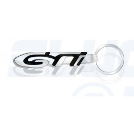 Porte clés metal modele : GTi noir et chrome