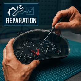 Réparation de tout compteur de peugeot 206 phase 1 (2 connecteurs)