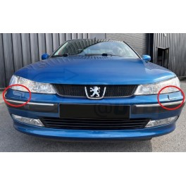 Paire de Cache gicleur de lave-phare Peugeot 406 